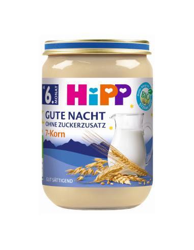 HIPP Млечна "Лека нощ" 7 зърнени култури 5516,...