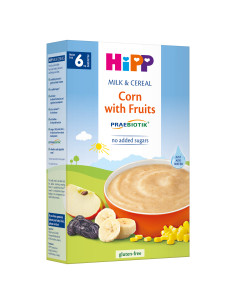 HIPP 2953 Пребиотик царевица, плодове, инстантна каша,...