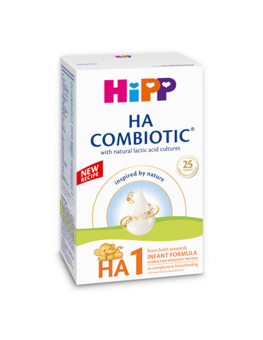 HIPP HA1 Комбиотик Хипоалергенно, адаптирано...