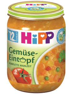 HIPP 8627 БИО Зеленчукова Яхния, храна за бебе, 250 гр