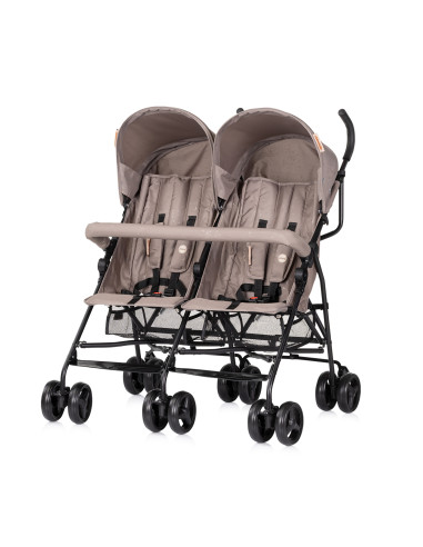 Количка за 2 деца"Double Point" тирамису