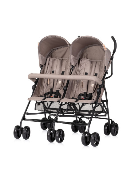 Количка за 2 деца"Double Point" тирамису