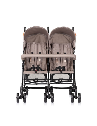 Количка за 2 деца"Double Point" тирамису
