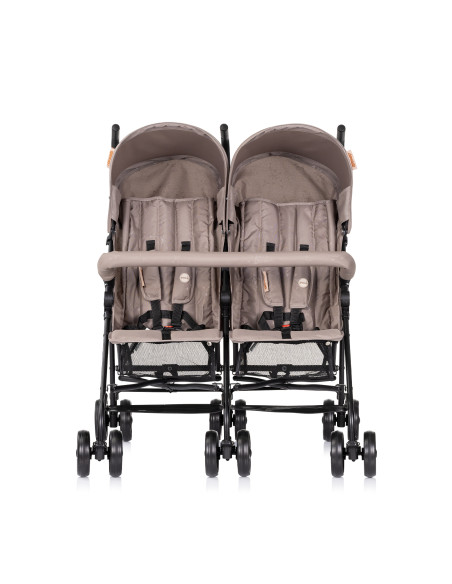 Количка за 2 деца"Double Point" тирамису
