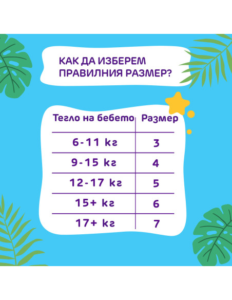 Pufies гащички Fashion 3, 50бр, 6-11кг, Maxi Pack