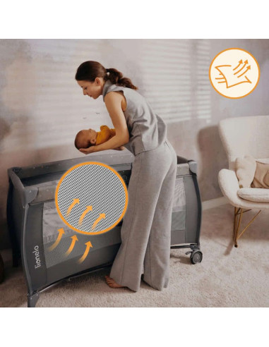 Бебешка кошара Lionelo Stefi Plus