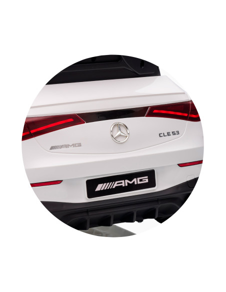 Електрическа кола Mercedes AMG CLE 53 бяла