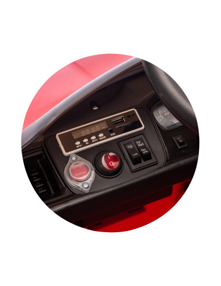 Ел.джип Porsche Kayenne червен