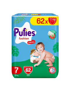 Pufies гащички Fashion 7, 62 бр, 17+ кг, Mega Pack