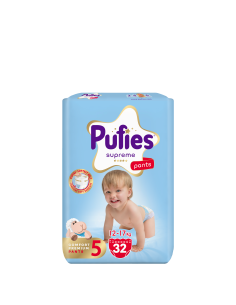 Pufies гащички Supreme 5, 32 бр, 12-17 кг, Value Pack