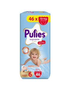 Pufies гащички Supreme 6, 46 брой, 15+ кг, Jumbo Pack
