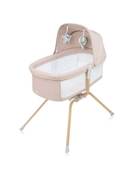 Бебешка кошара Next to me 3 в 1 Lionelo Malin Evo люлееща се, с комарник