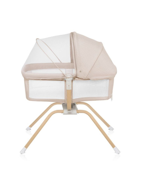 Бебешка кошара Next to me 3 в 1 Lionelo Malin Evo люлееща се, с комарник