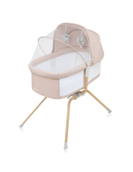 Бебешка кошара Next to me 3 в 1 Lionelo Malin Evo люлееща се, с комарник