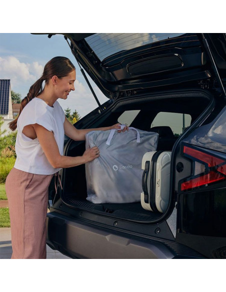 Бебешка кошара Next to me 3 в 1 Lionelo Malin Evo люлееща се, с комарник