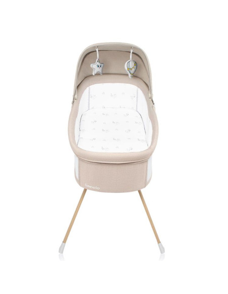 Бебешка кошара Next to me 3 в 1 Lionelo Malin Evo люлееща се, с комарник