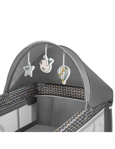 Бебешка кошара Lionelo Sven Plus с комарник,...