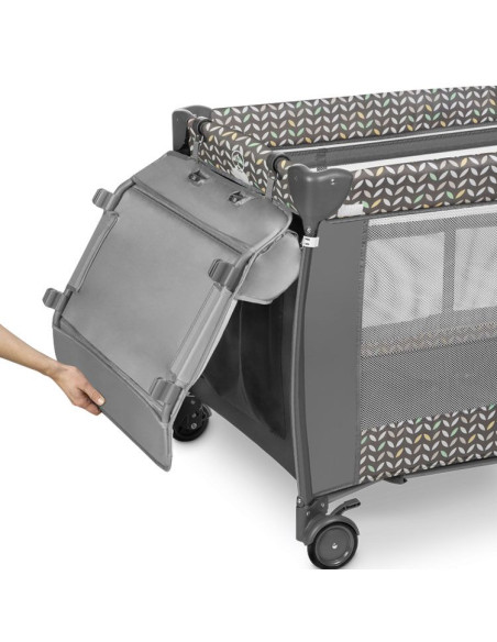 Бебешка кошара Lionelo Sven Plus с комарник, подложка за повиване и интерактивна играчка