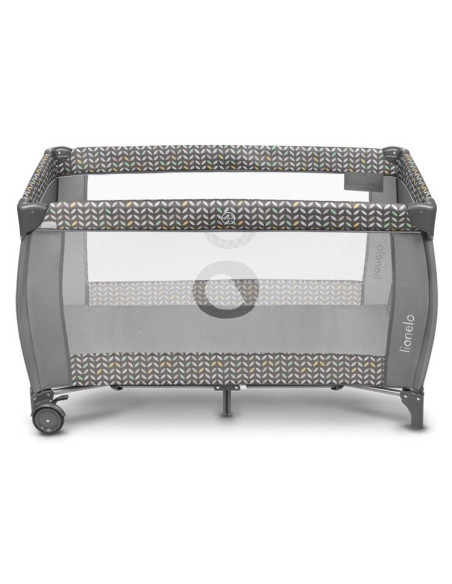 Бебешка кошара Lionelo Sven Plus с комарник, подложка за повиване и интерактивна играчка