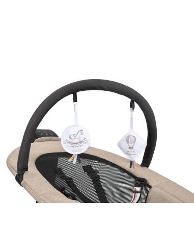 Електрическа люлка Zazu Beige