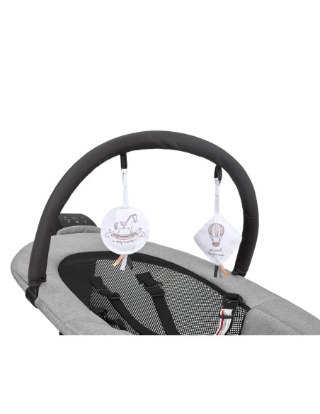 Електрическа люлка Zazu Grey