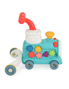 Играчка за прохождане 3в1 Happy Train mint 2