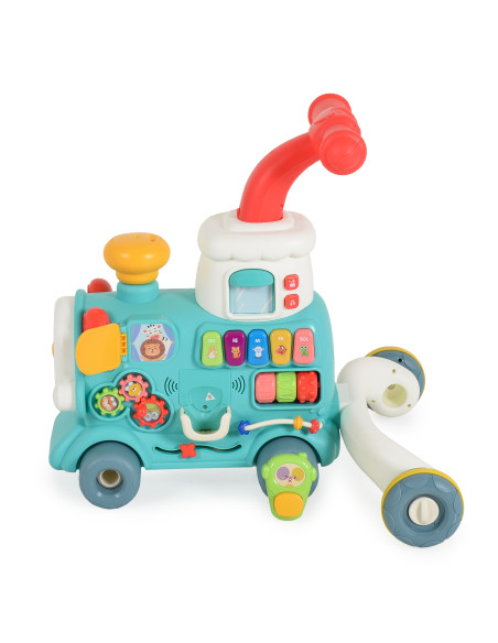 Играчка за прохождане 3в1 Happy Train mint