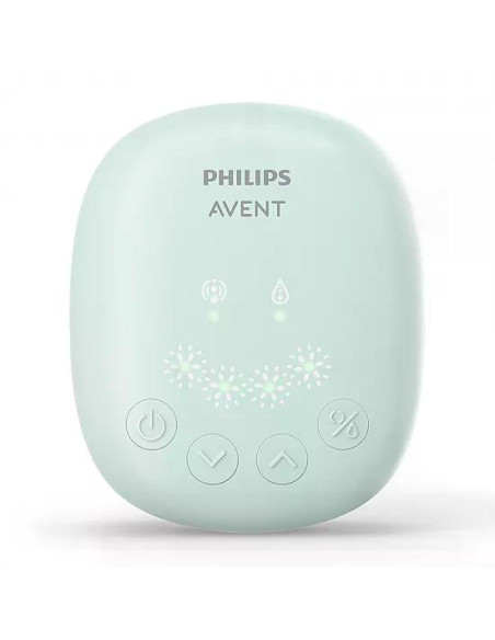 Комплект от Единична електрическа помпа за изцеждане на кърма Philips AVENT Essential, 1 бр. шише Natural Response 125 мл, 5 бр.