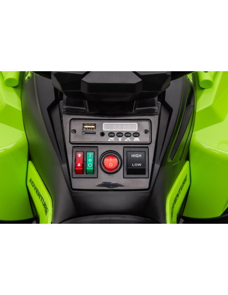 Акумулаторна кола Buggy Basket Green