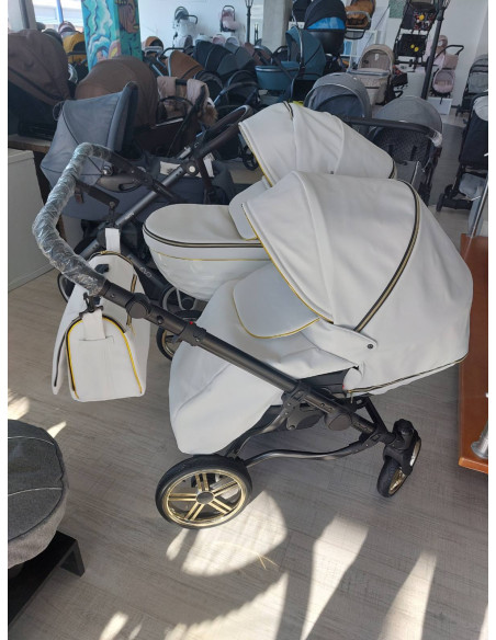 Adbor- количка за близнаци 3в1 Duo lux 3D