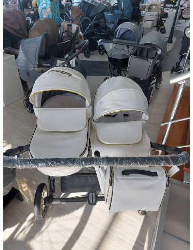 Adbor- количка за близнаци 3в1 Duo lux 3D