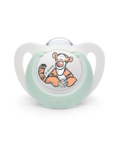 NUK биберон залъгалка силикон 0-6 мес. 1бр МЕЧО ПУХ +... 2
