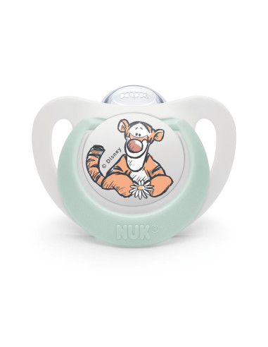 NUK биберон залъгалка силикон 0-6 мес. 1бр МЕЧО...
