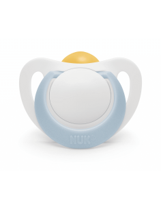 NUK биберон залъгалка каучук 0-6мес. 1бр. STAR + box -... 2