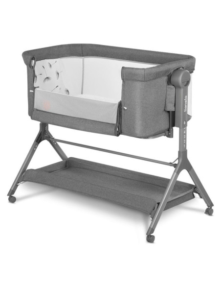 Бебешка кошара Next to me 3 в 1 Lionelo Leonie Plus люлееща се