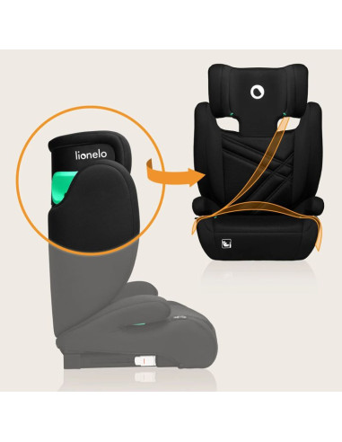 Стол за кола Lionelo Hugo i-Size, 100-150 см