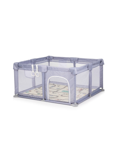 Кошара за игра Fiesta120/120 cm, сива