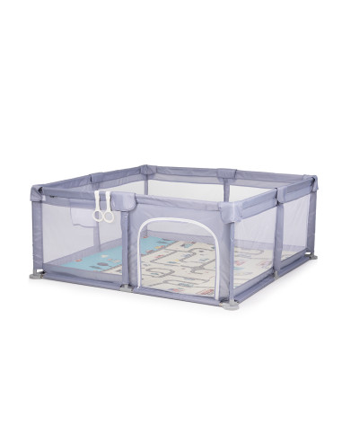 Кошара за игра Sienna 150/150 cm, сива