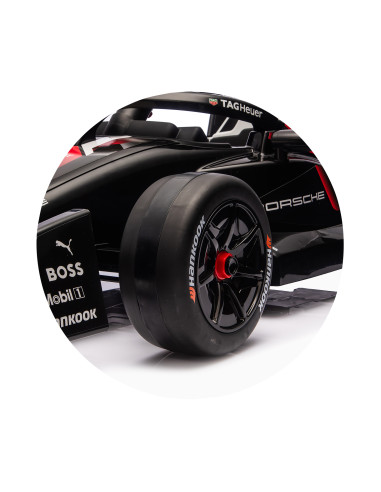 Електрическа кола Formula E Porsche червена