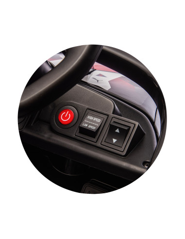 Електрическа кола Formula E Porsche червена