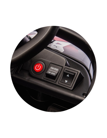 Електрическа кола Formula E Porsche червена