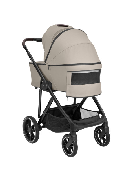 Комбинирана количка 3в1 с кош за новородено Chiara Beige