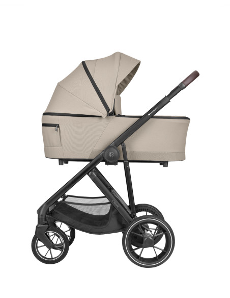Комбинирана количка 3в1 с кош за новородено Chiara Beige