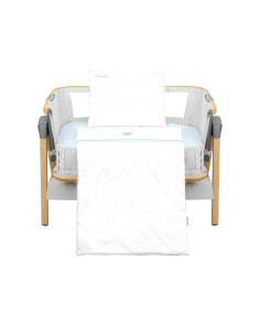 Бебешки спален комплект за мини-кошара 5ч Dream Big Blue