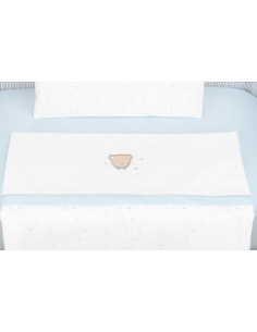 Бебешки спален комплект за мини-кошара 5ч Dream Big Blue 2