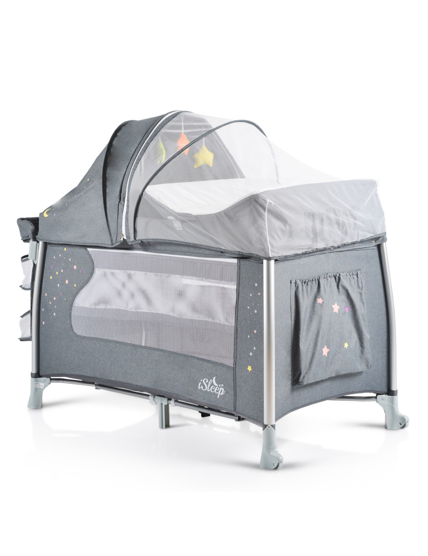 Детска кошара ISleep сив