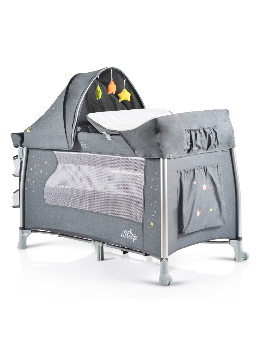 Детска кошара ISleep сив