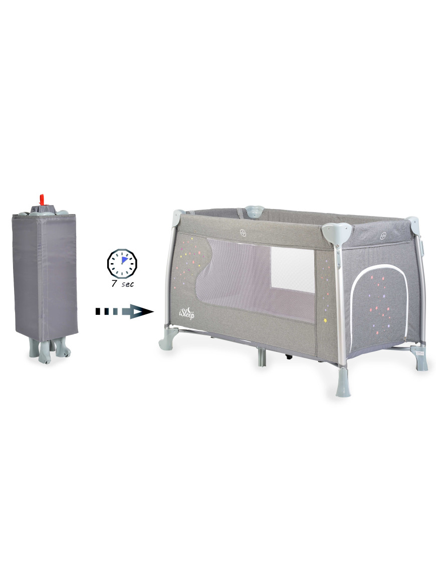 Детска кошара ISleep сив