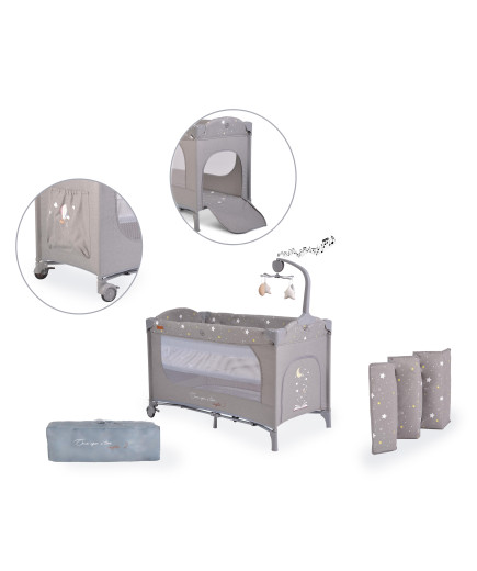 Детска кошара Once upon a time 2 сив