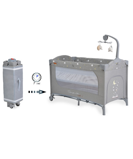 Детска кошара Once upon a time 2 сив